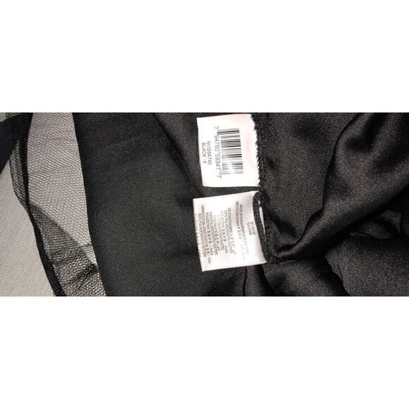 BCBG MAXAZRIA BLACK MINI COCKTAIL STRAPLESS BLACK DRESS SIZE 6 - Picture 5 of 6